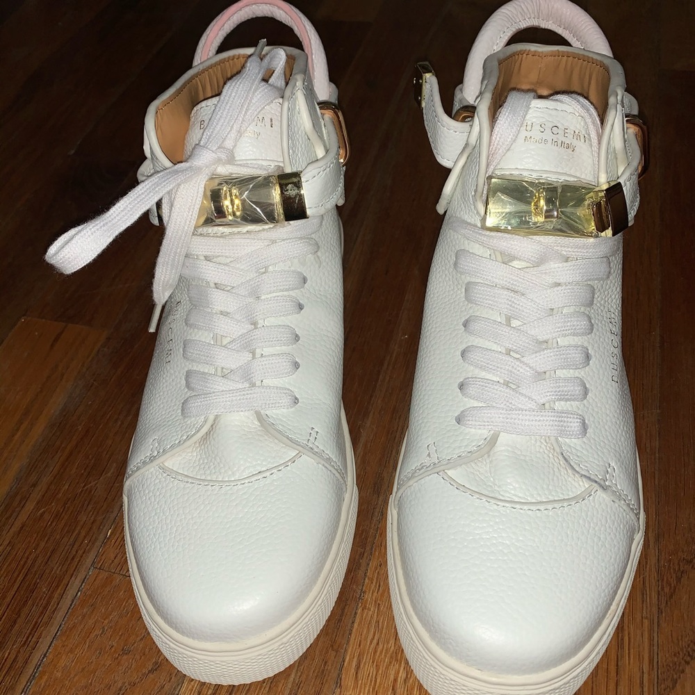 White buscemi shoes